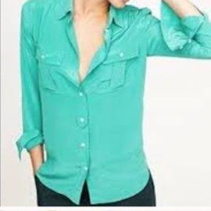 J. Crew Silk Blythe Blouse